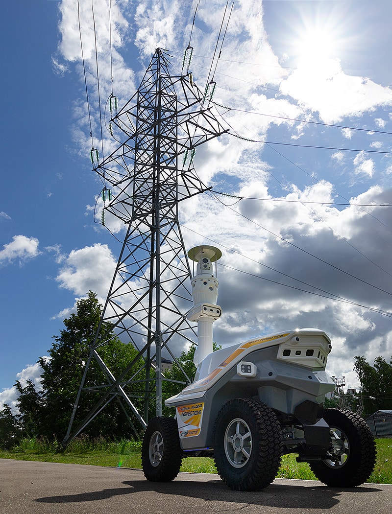 Infrared Inspection and Site Security robotic platform