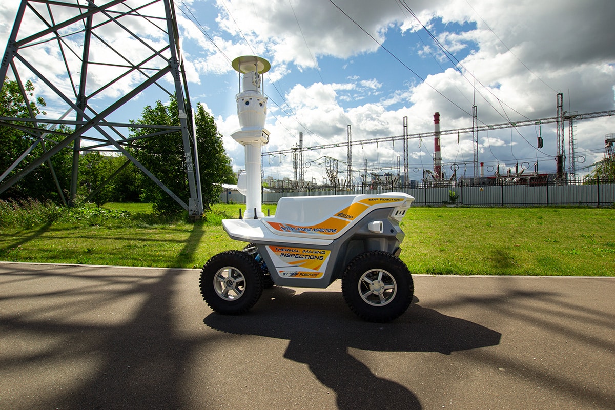 Thermal imaging inspection robot