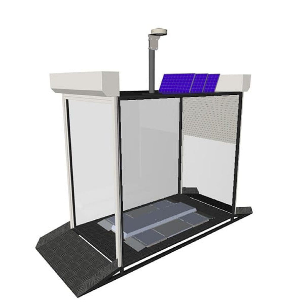 Security robots outdoor patrolling, video & thermal surveillance for