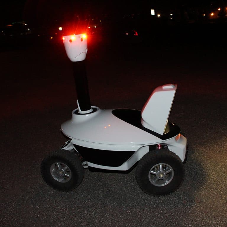S5 HD security patrol robot is a mobile video surveillance system for
