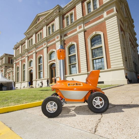 SMP Robotics S5.1 Robot Deployed at Shopping and Warehouse Center to