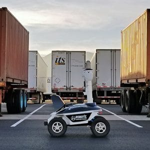 Security Robot Deployed at Logistic Center in Nevada