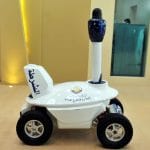 Security robot in Qatar