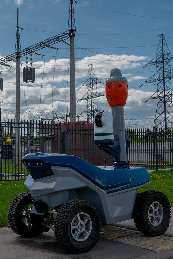 Thermal imaging robot for critical infrastructure protection