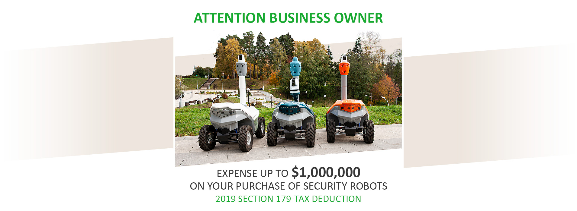 Security robots tax deduction