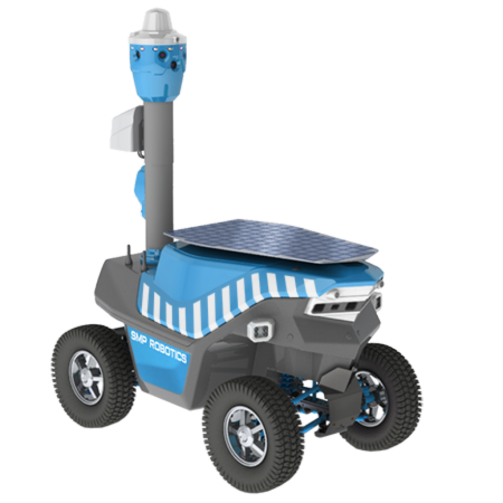 Mobile robot for environmental monitoring of the atmosphere