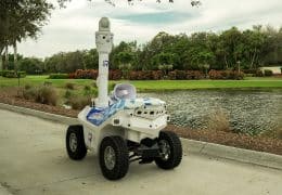 Security robots at ISC West 2025