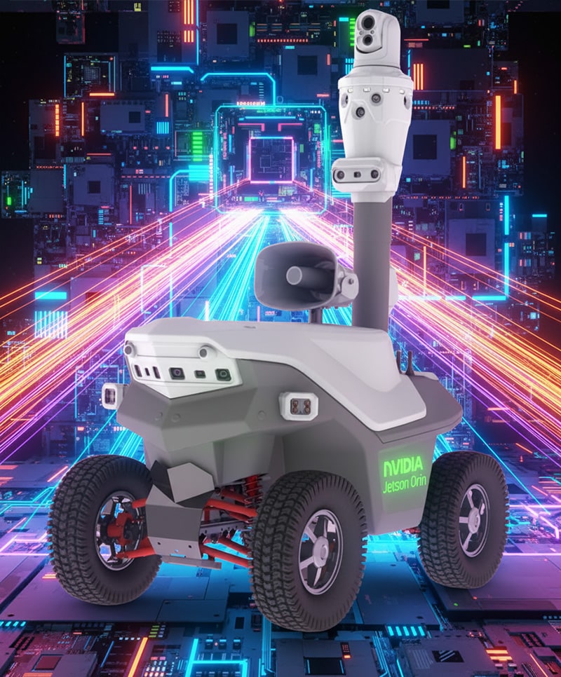 AI-powered mobile robots using NVIDIA Jetson Orin for advanced onboard analytics