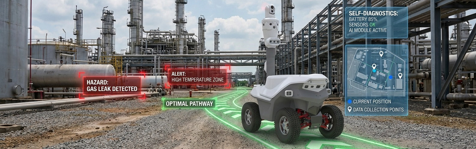 Mobile Robot as the Most Practical Platform for Real-World AI Autonomous mobile robot operating outdoors for real-world AI deployment