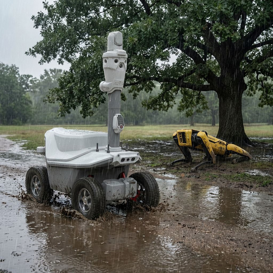Robot Dog vs Mobile Robot — Limitations in Autonomy and Real-World Stability Robot dog compared with mobile robots for outdoor AI applications